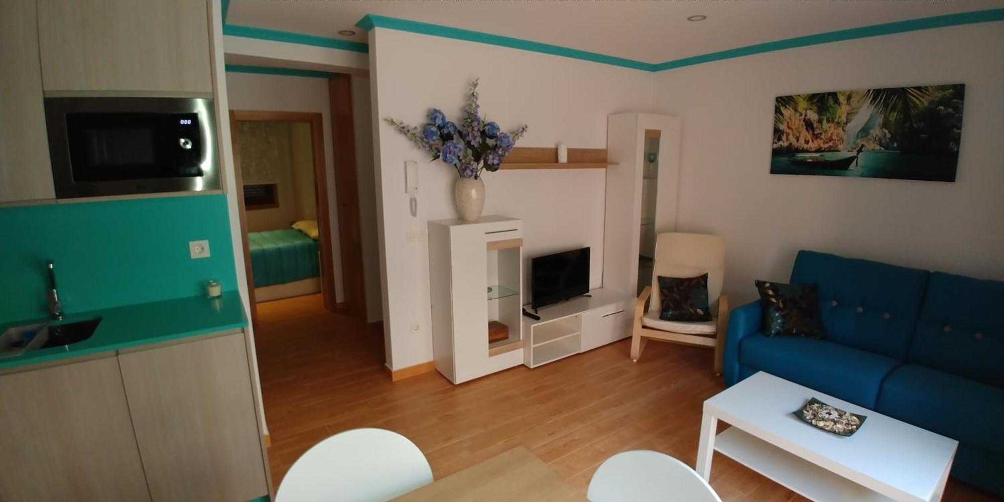 Apartamentos Luis Antonio Mestre O Grove Oda fotoğraf